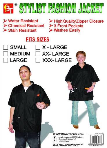 Stylist Jackets, Aprons and Cutting and Shampoo Capes